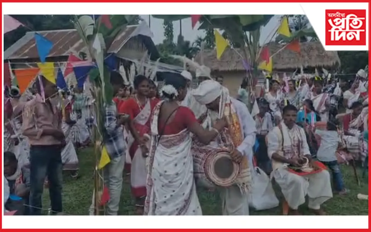ধলাইবিল পাৰিছৰ উদ্যোগত ৰাজহুৱা কৰম উৎসৱ উদযাপন
