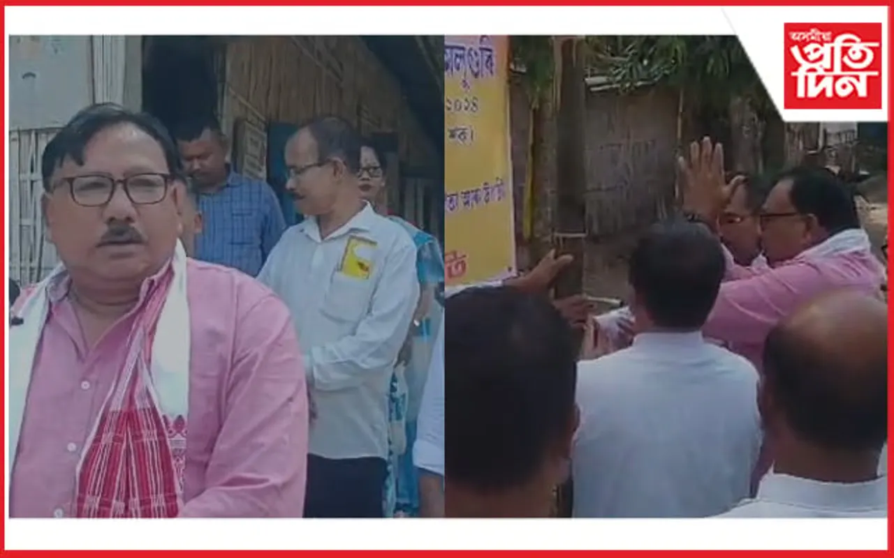 শিমলুগুৰি শংকৰদেৱ শিশু নিকেতনৰ  ৰূপালী জয়ন্তীৰ লাইখুঁটা স্থাপন
