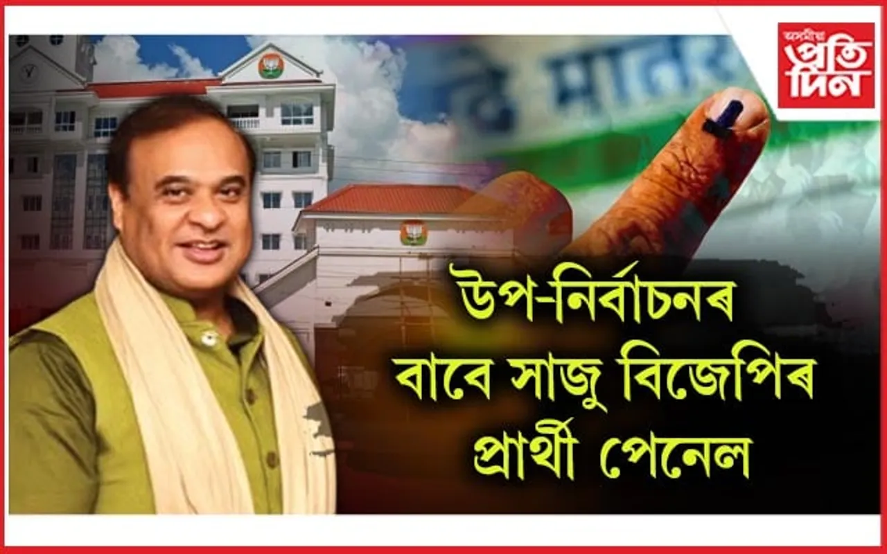 উপ নিৰ্বাচনৰ প্ৰাৰ্থী পেনেল লৈ দিল্লীত হিমন্ত বিশ্ব শৰ্মা...