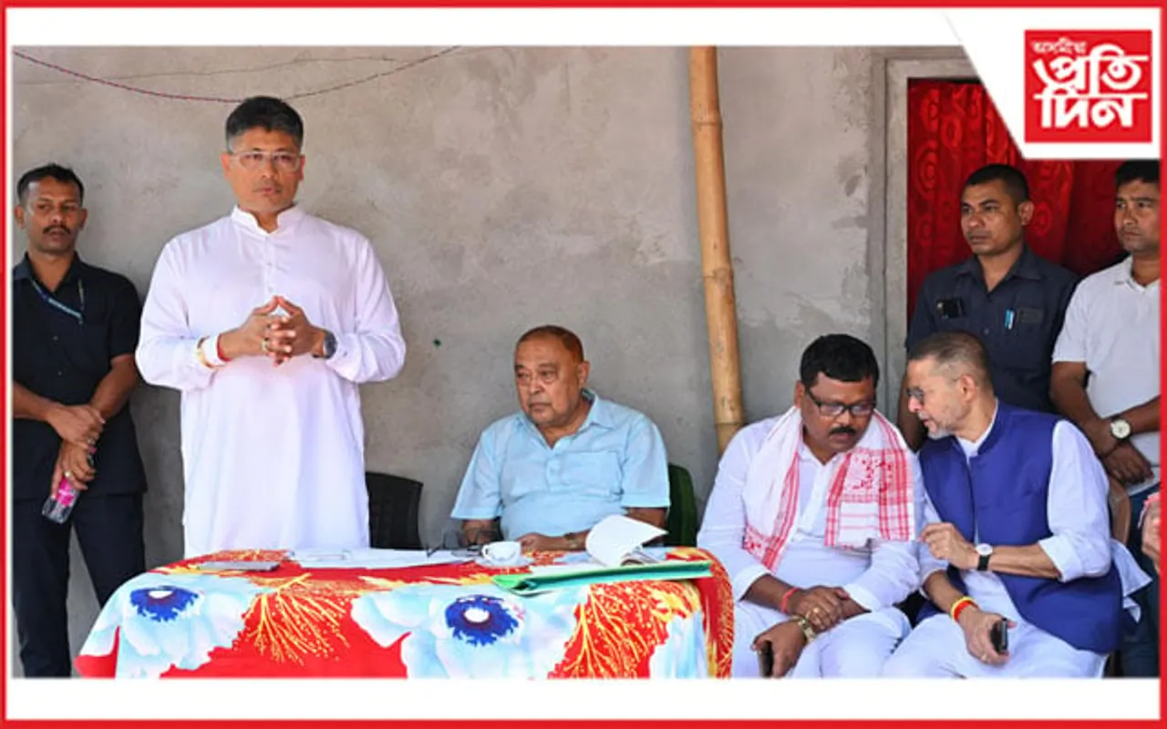 বিহালীত পীযুষ হাজৰীকাৰ মাৰাথন প্ৰচাৰঃ জয়ন্ত বৰাক সৰু ভাই বুলি ক'লে ৰঞ্জিত দত্তই...
