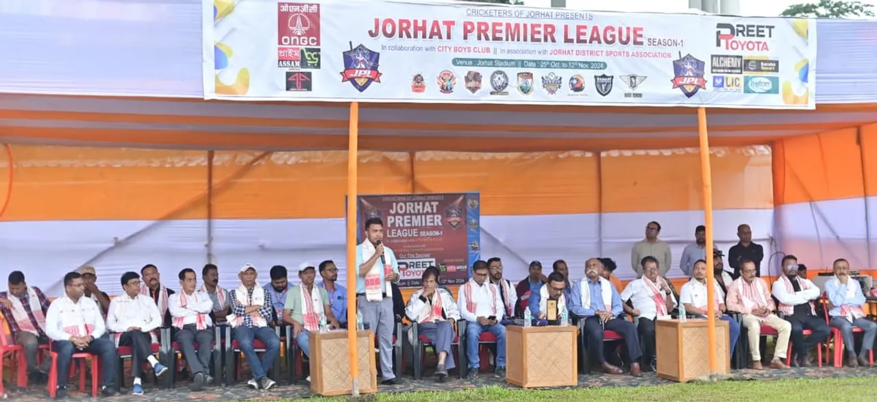 যোৰহাট প্ৰিমিয়াৰ লীগ ক্ৰিকেট আৰম্ভ : উদ্বোধনী খেলত যোৰহাট ফেলকন দলৰ জয়লাভ