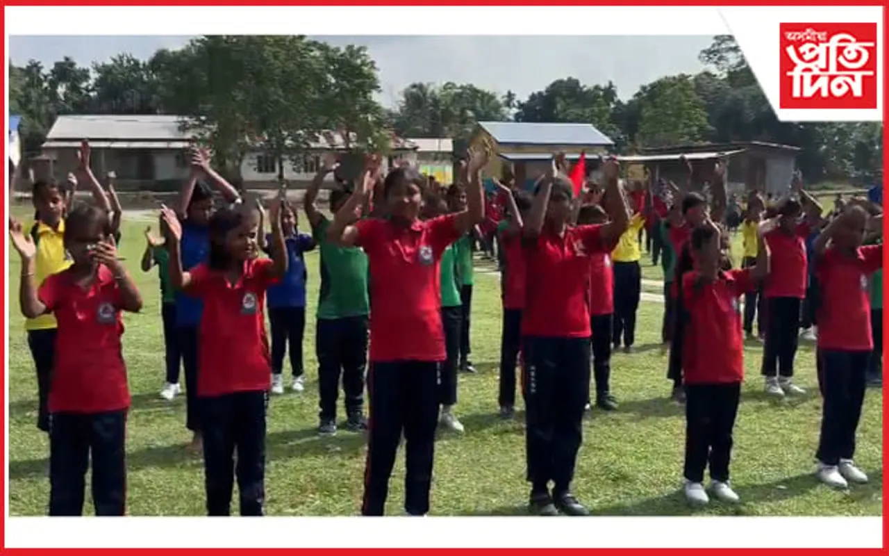 হাজোৰ বিদ্যালয়ৰ বিশেষ পদক্ষেপঃ ৰাষ্ট্রীয় পৰ্যায়ৰ প্ৰশিক্ষকৰে ভিন্ন খেলৰ প্ৰশিক্ষণ প্ৰদান ছাত্ৰ-ছাত্ৰীক