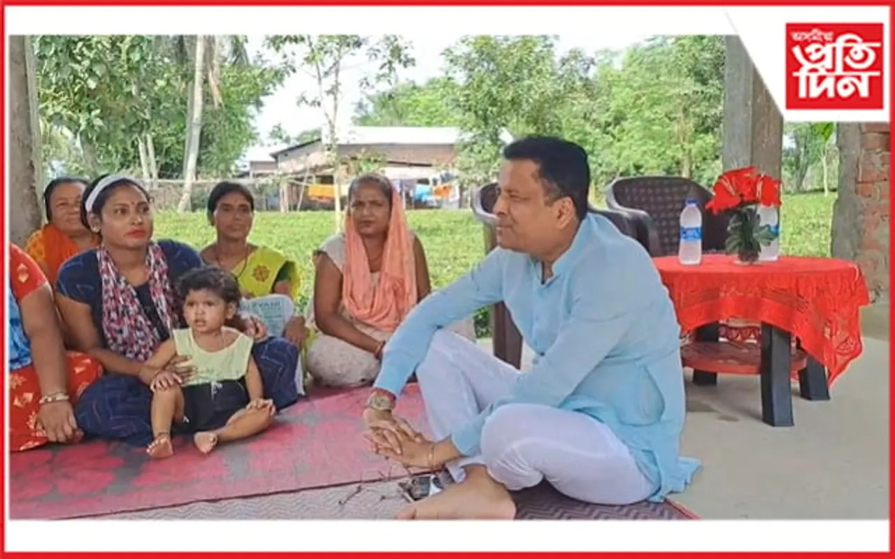 বিহালীত প্ৰচাৰ চলাবলৈ আহি বিৰোধী প্ৰাৰ্থী জয়ন্ত বৰাৰ প্ৰসংগত মৌনতা বিধায়ক মানৱ ডেকাৰ...