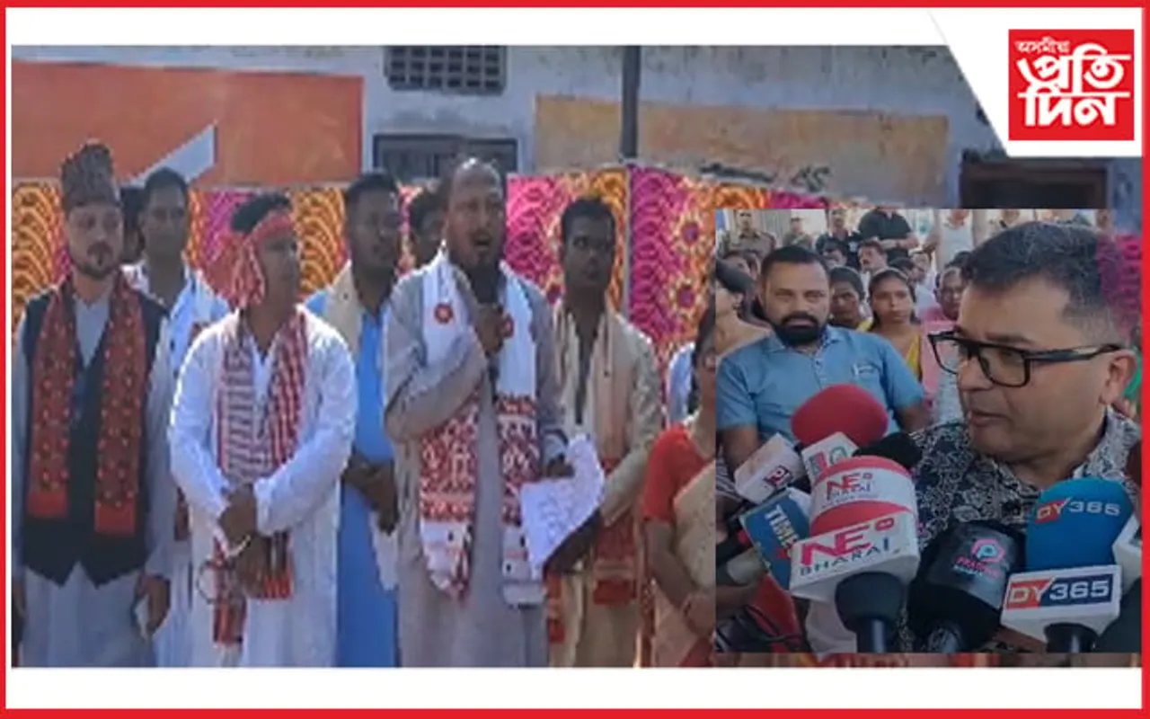 সুৰবাহিনীৰ দ্বাৰা গীতে-মাতে বিহালীত বিজেপিৰ নিৰ্বাচনী প্ৰচাৰ অভিযান