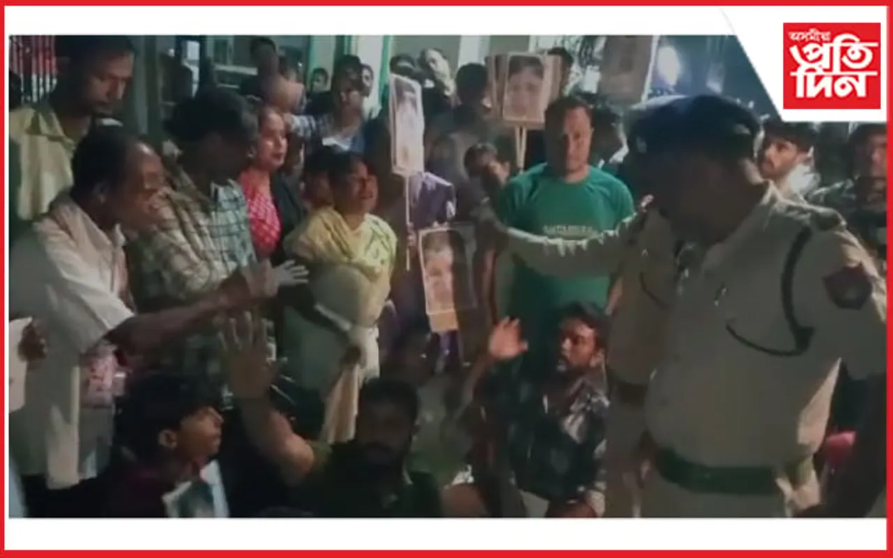 নগাঁৱত উত্তেজনা : ইটাচালি আৰক্ষী চকী ঘেৰাও শ শ জনতাৰ