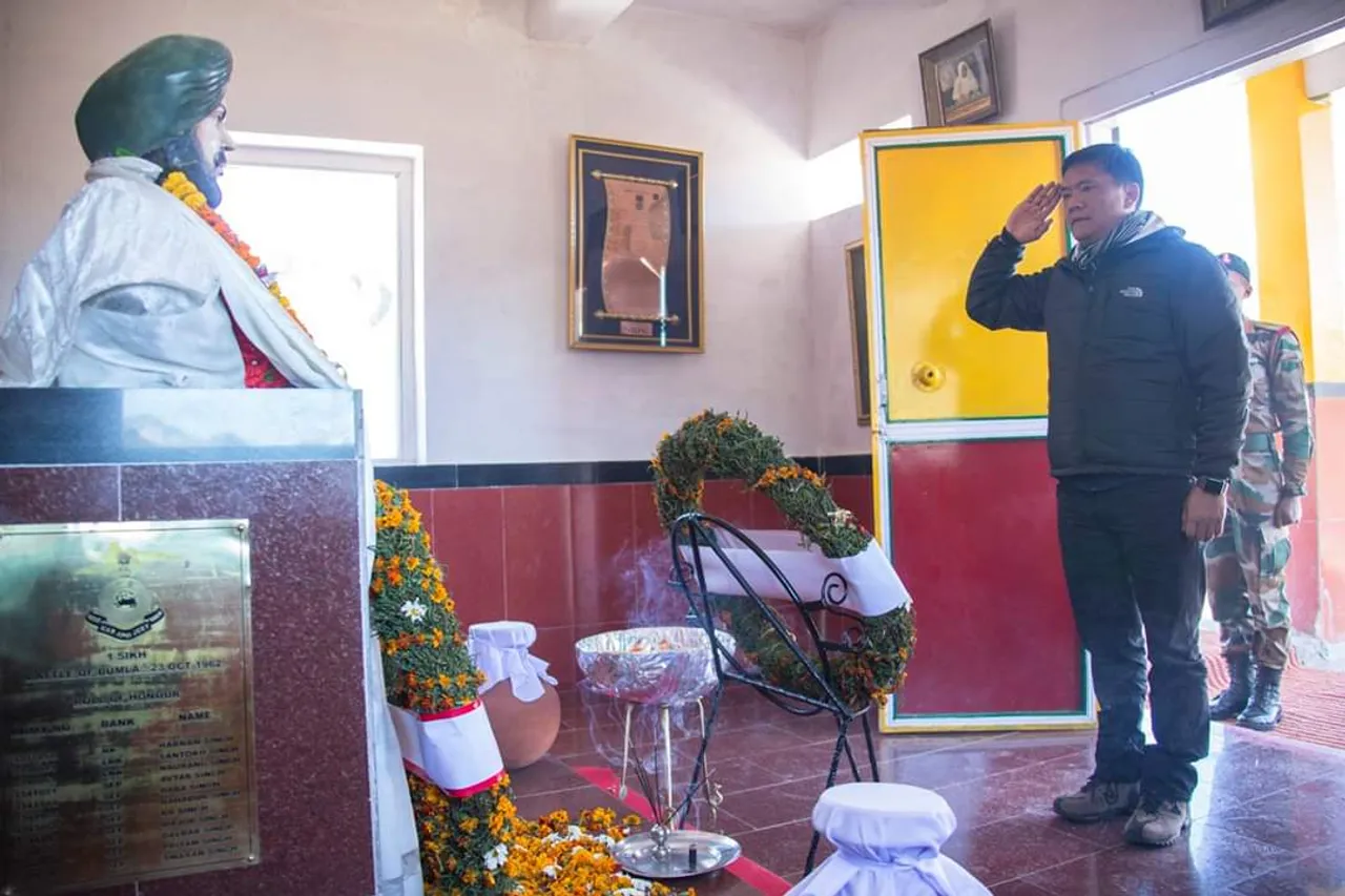 টাৱাঙত চুবেদাৰ যোগিন্দৰ সিঙৰ স্মৃতিসৌধ নিৰ্মাণ