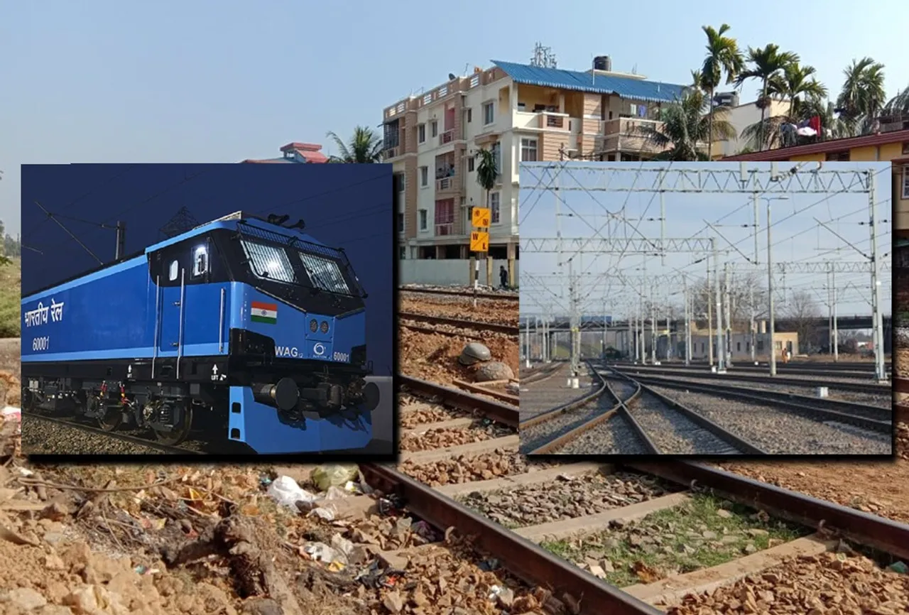 অসমত বিদ্যুৎচালিত ৰে’ল, সাজু কৰা হৈছে ৰে’লপথ
