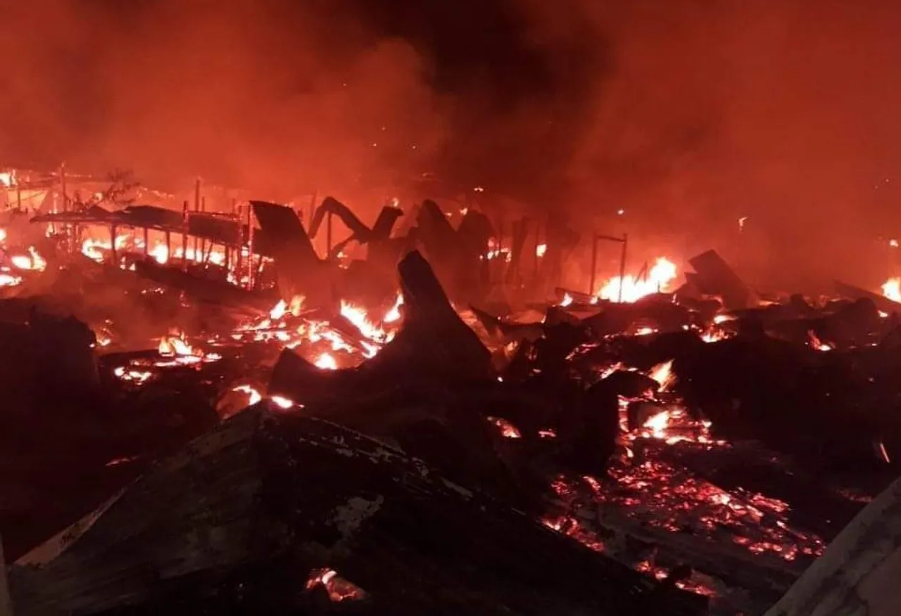 অৰুণাচলৰ ডাপ’ৰিজো আৰু নাহৰলগুনত ভয়াৱহ অগ্নিকাণ্ড, জুইত জাঁহ ৪০ টা গৃহ