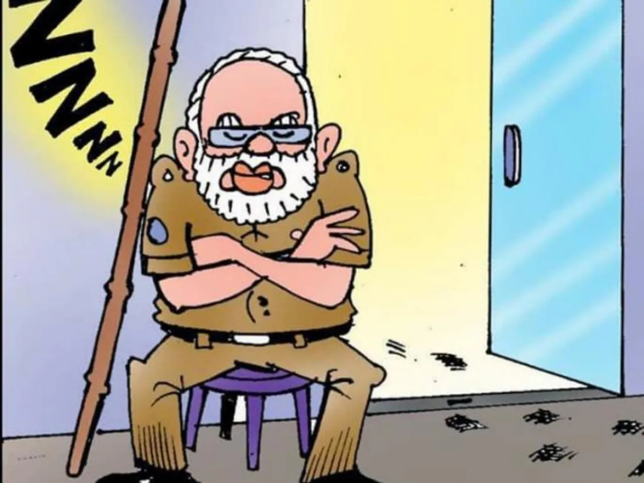 ‘এইবাৰ আমি চকীদাৰ…’