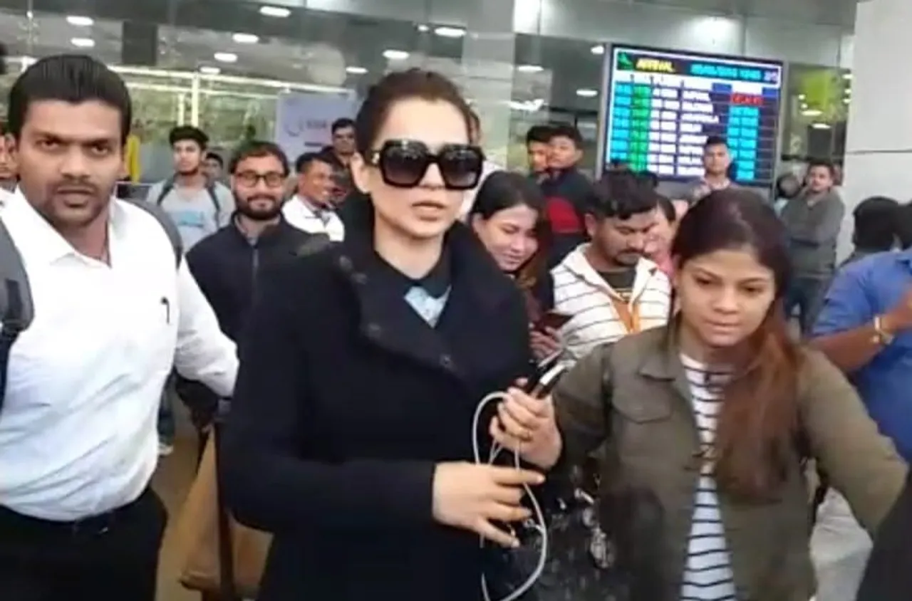 মহানগৰীত বলীউডৰ জনপ্ৰিয় অভিনেত্ৰী কংগনা ৰানাৱটৰ মুখত “হেপী বিহু”