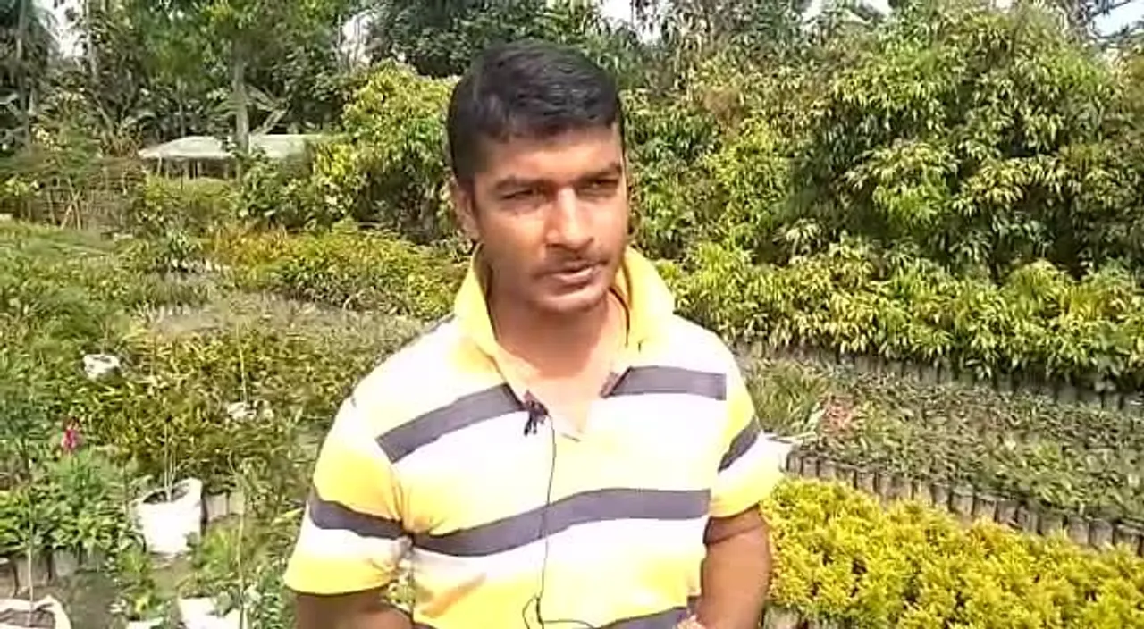 নাৰ্চাৰী ব্যৱসায়েৰে স্বাৱলম্বী বৰপেটাৰ কাটাঝাৰৰ শিক্ষিত যুৱক ৰিংকু