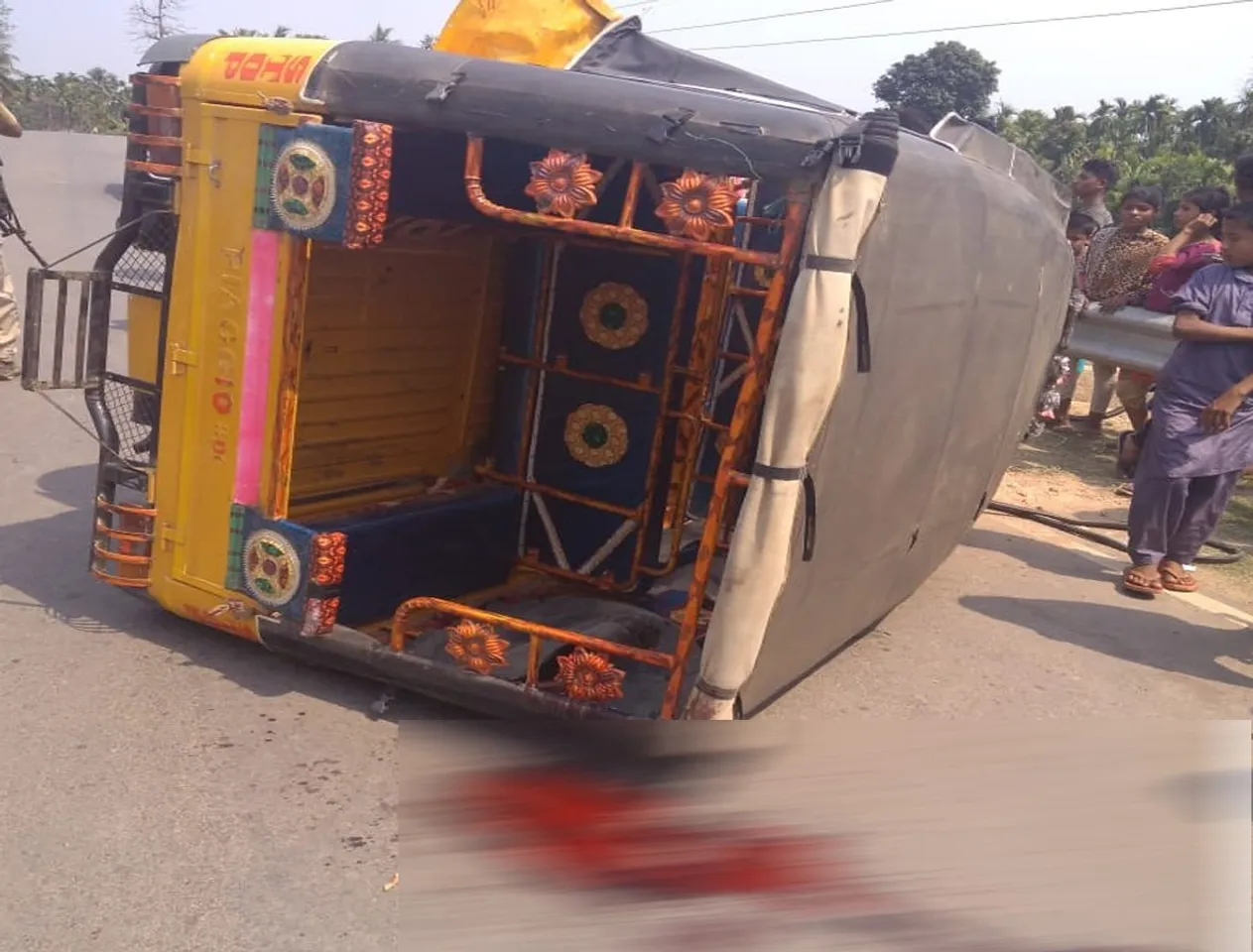 নগাঁৱৰ কচুৱাত ভয়ংকৰ পথ দুৰ্ঘটনা