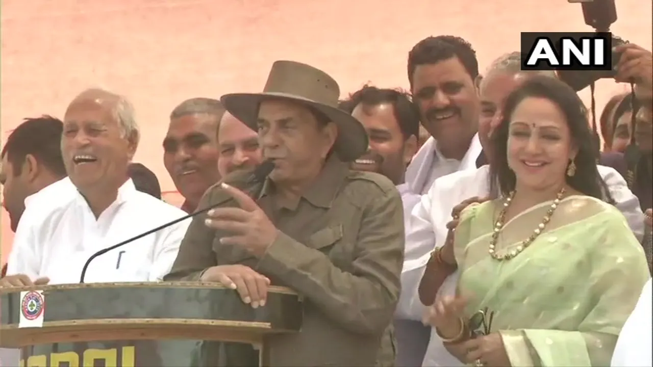 পত্নীৰ হৈ ধৰ্মেন্দ্ৰৰ নিৰ্বাচনী প্ৰচাৰ…