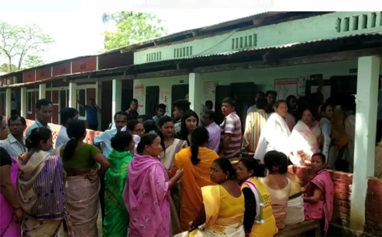 দুপৰীয়া ১ বজাৰলৈকে শিৱসাগৰৰ ভোটদানৰ হাৰ…