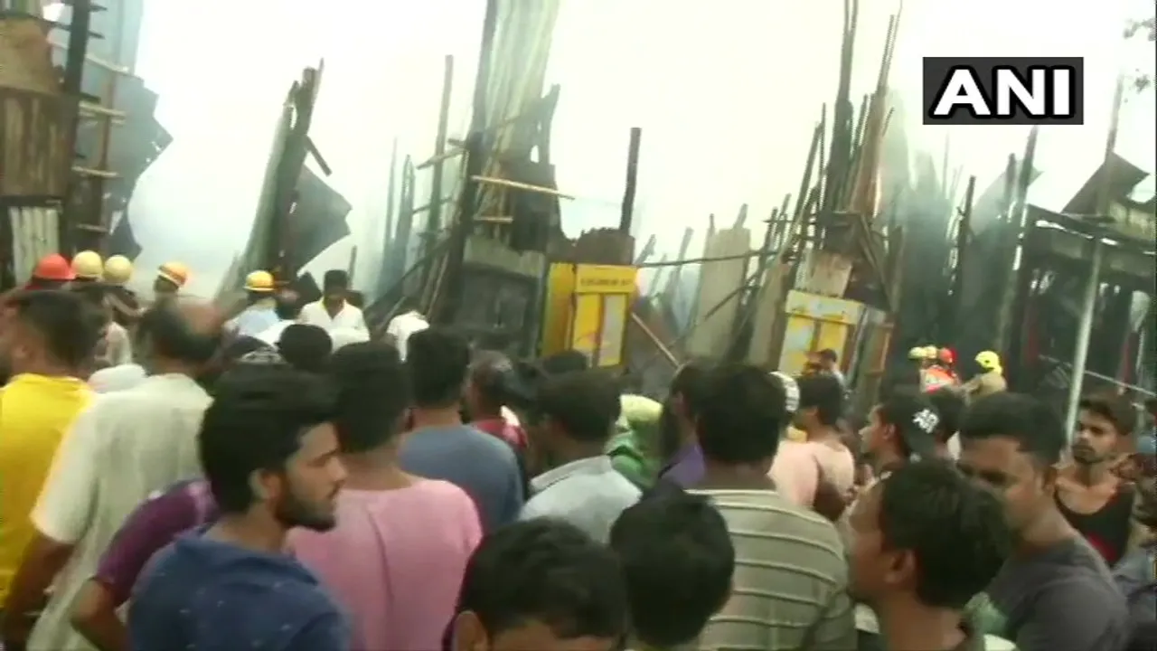 পশ্চিমবংগত বিধ্বংসী অগ্নিকাণ্ড…