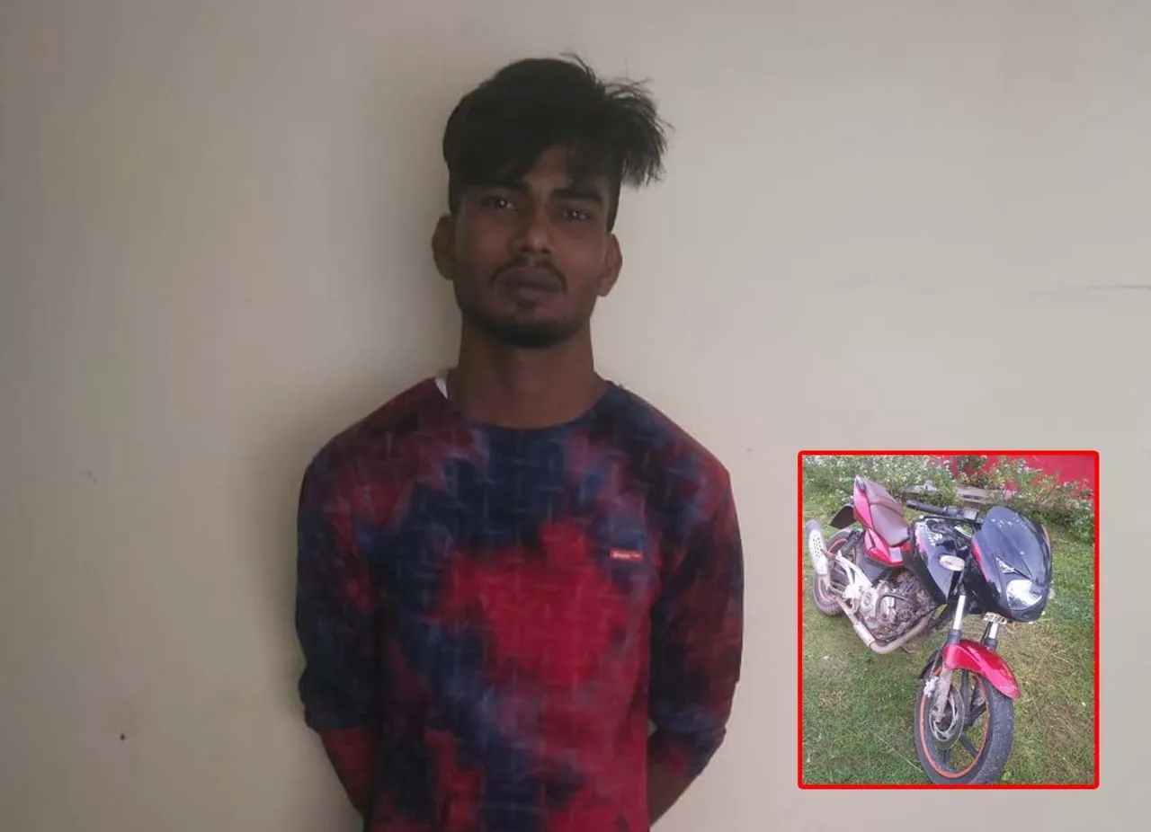 ডবকাৰ চুৰি মটৰ চাইকেল দিলাইত উদ্ধাৰ, এজনক আটক