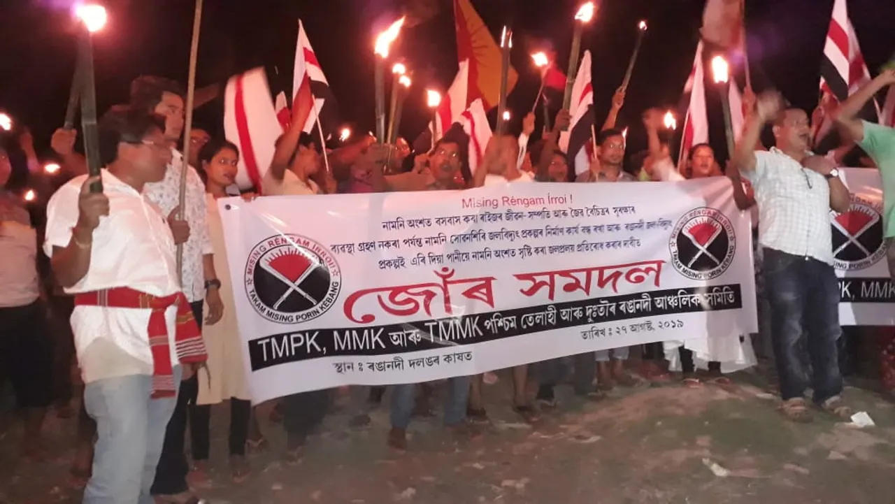 লখিমপুৰৰ ৰঙানদীৰ পাৰত মিচিং সংগঠনৰ জোৰ সমদল…