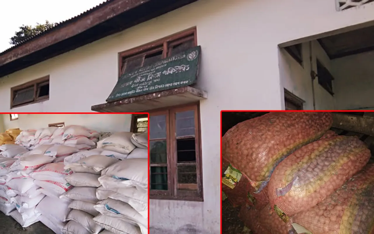 দিয়া নাই বান বিধ্বস্ত কৃষকক! গুডামতে পেলাই থৈছে কুইণ্টলে কুইন্টলে চৰকাৰী বীজ…