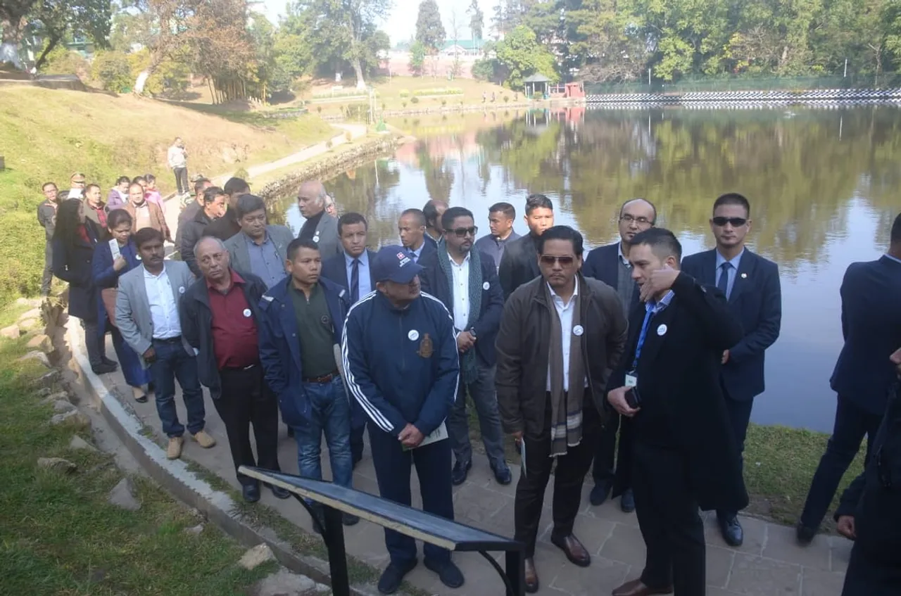 মেঘালয়ৰ মুখ্যমন্ত্ৰী কণৰাড চাংমাই শুকুৰবাৰে শুভাৰম্ভ কৰিলে শ্বিলং হেৰিটেজ ৱাকৰ