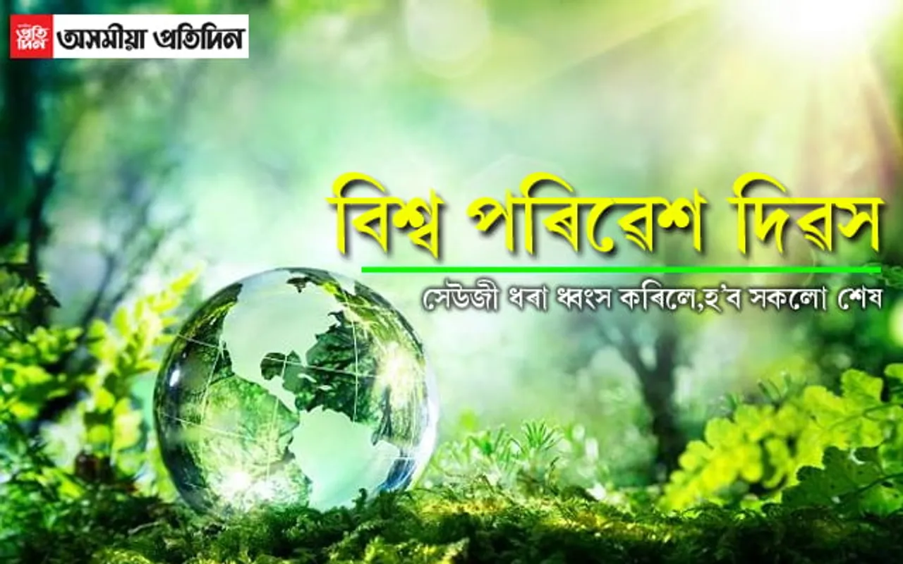 আজি বিশ্ব পৰিৱেশ দিৱস…