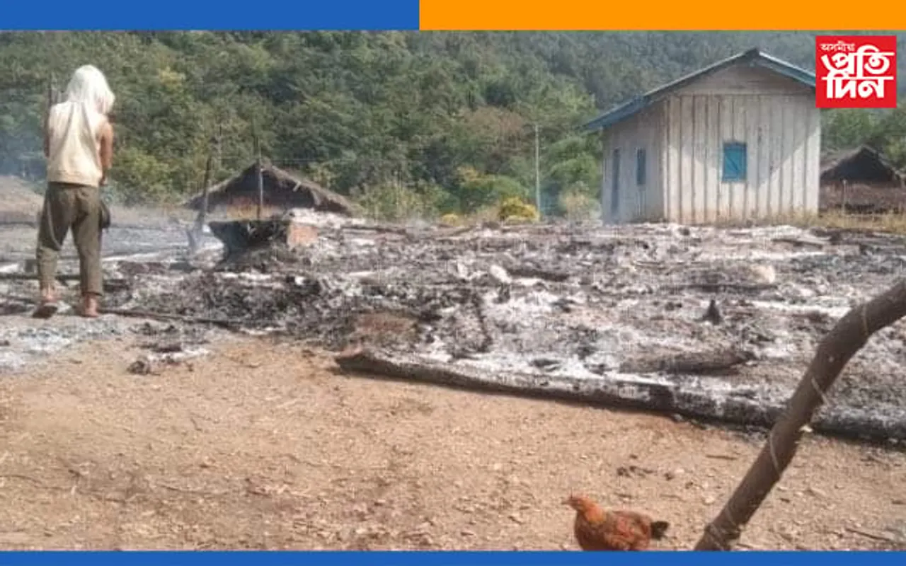 নাগালেণ্ডৰ নকলাকত দুই গাঁওবাসীৰ মাজত সংঘৰ্ষত নিহত এজন , ২০ টা ঘৰ ভস্মীভূত…