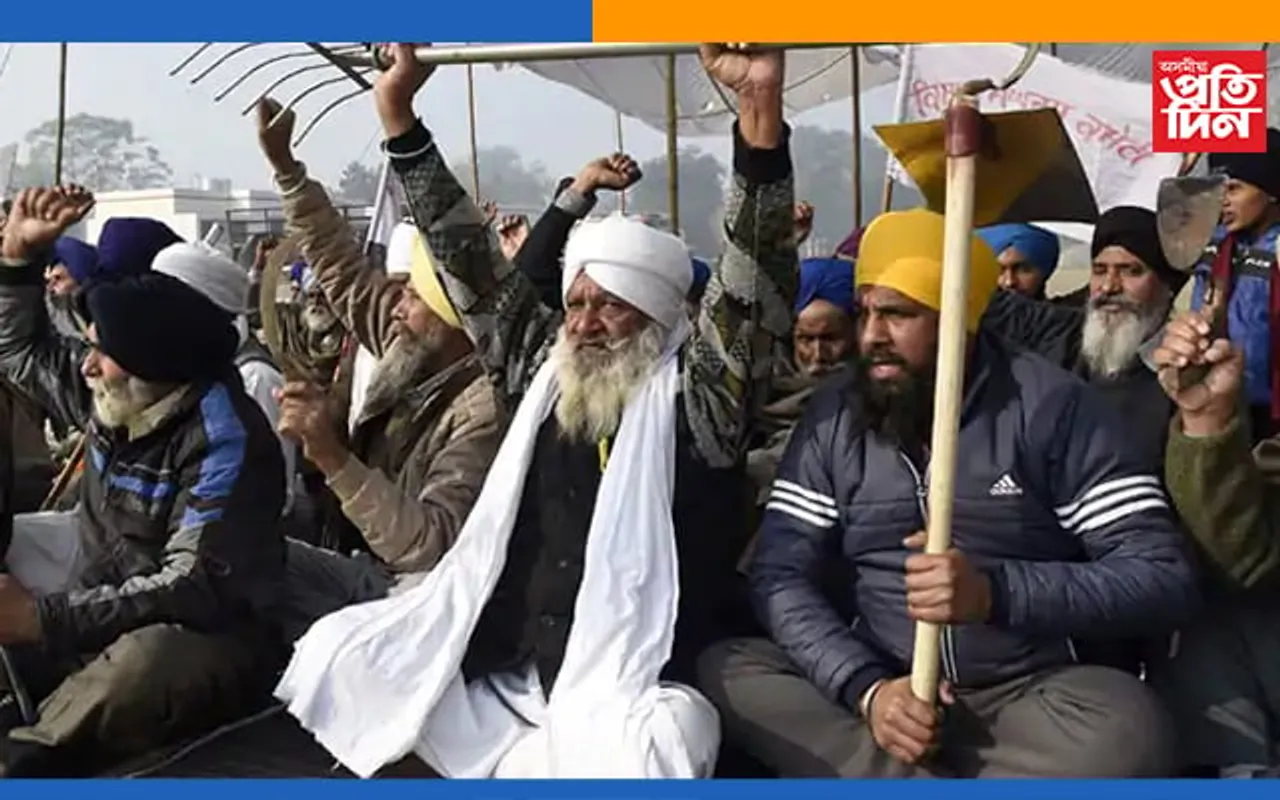 জাগ্ৰত কৃষকৰ অবিৰত সংগ্ৰামত নতশীৰ চৰকাৰ, ২৬ জানুৱাৰীত ট্ৰেক্টৰ ৰেলীলৈ অনুমতি…