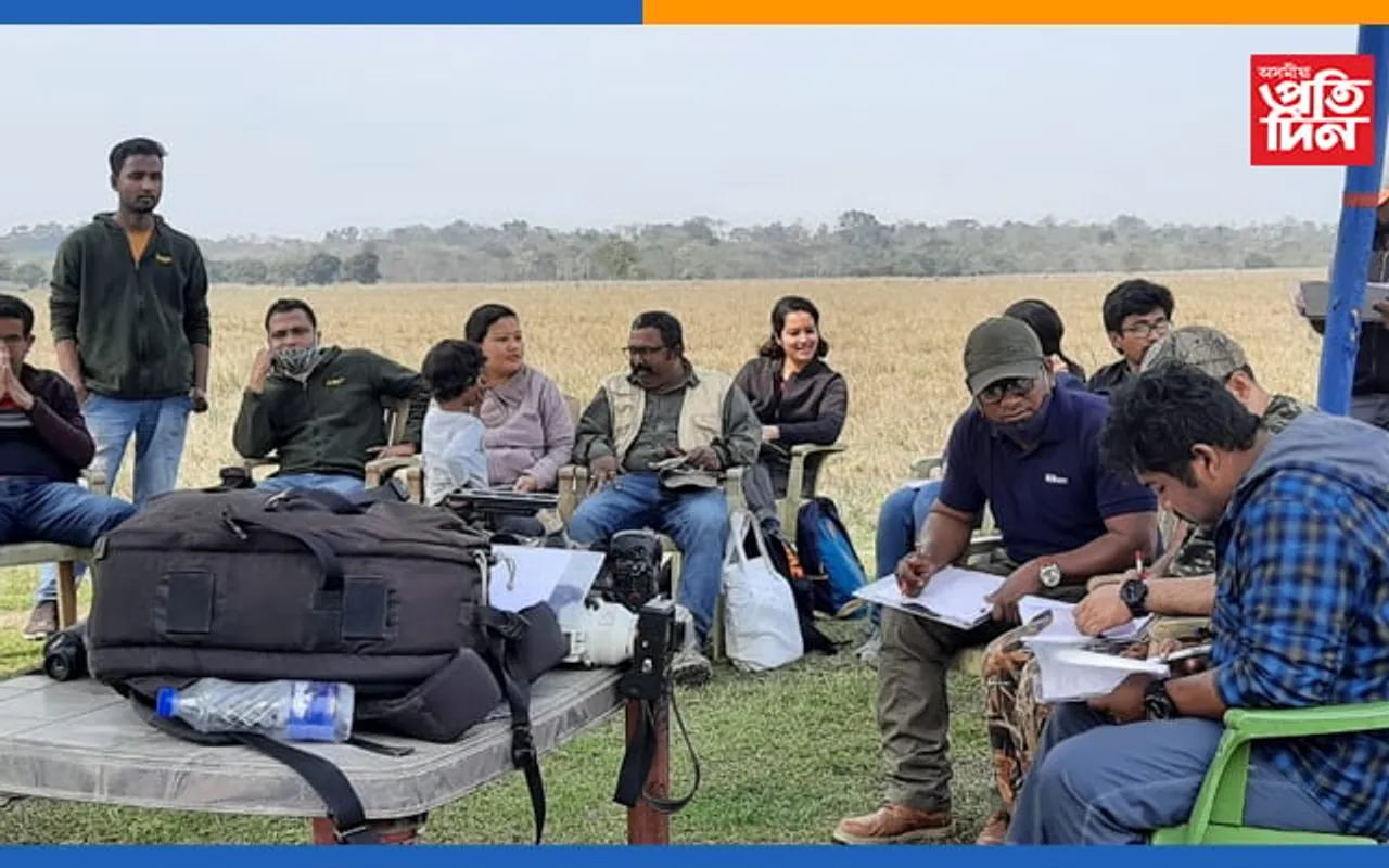 আৰণ্যক আৰু বন বিভাগৰ উদ্যোগত পবিতৰাত পক্ষী গণনা…