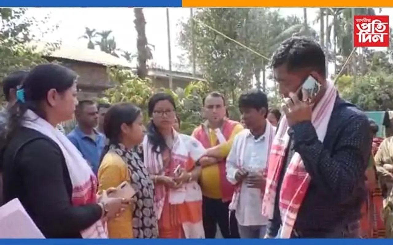 বিজেপিৰ পৰিয়াল সম্পৰ্ক অভিযান, দুধনৈত বিধায়ক দীপক ৰাভাই ঘৰে ঘৰে গৈ চলালে অভিযান…