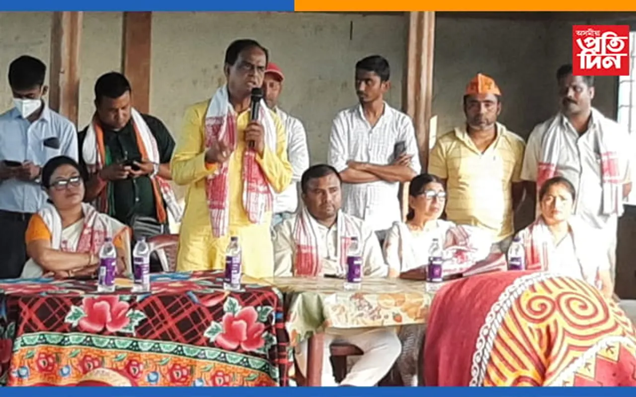 হোজাইত বিজেপিৰ নির্বাচনী প্ৰচাৰ তুংগত…