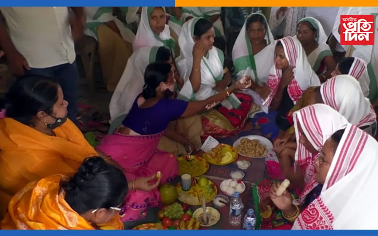 মানকাচৰৰ কুছনিমাৰাত পোষণ মাহ উপলক্ষে থলুৱা খাদ্য, শাক-পাচলি, ফল-মুলৰ প্ৰদৰ্শনী মেলা…
