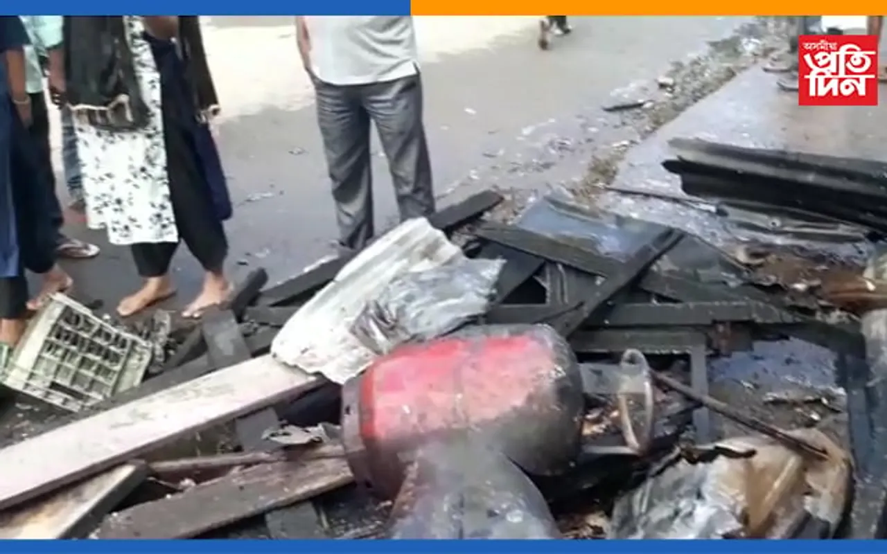 নুনমাটি বাছ আস্থানৰ সমীপত ভয়ংকৰ অগ্নিকাণ্ড…