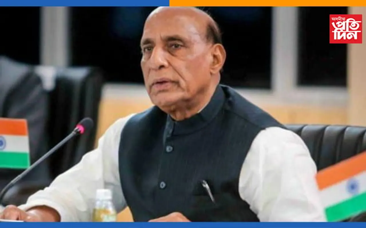 আজি গুৱাহাটীলৈ আহিব কেন্দ্রীয় প্রতিৰক্ষা মন্ত্রী ৰাজনাথ সিং