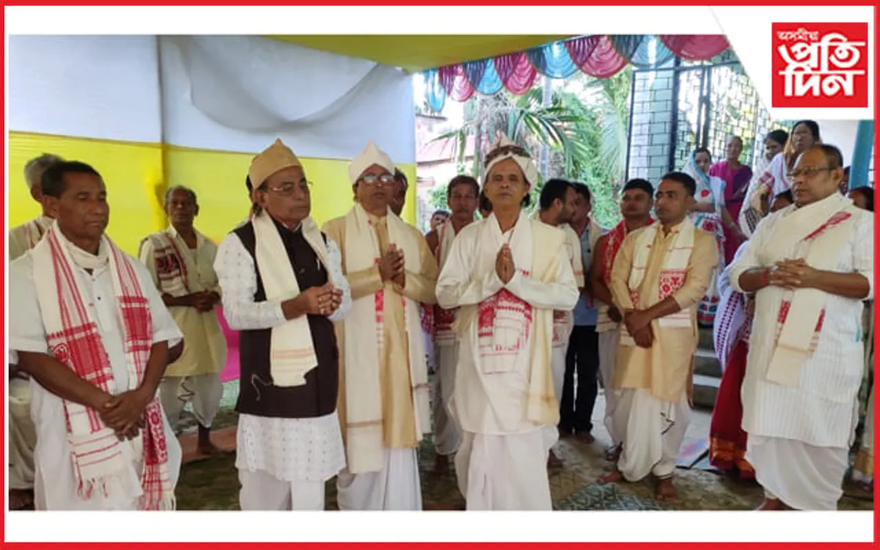 শ্ৰীশ্ৰী আইভেটি শলগুৰি সত্ৰৰ সত্ৰাধিকাৰ অভিষেক অনুষ্ঠান…