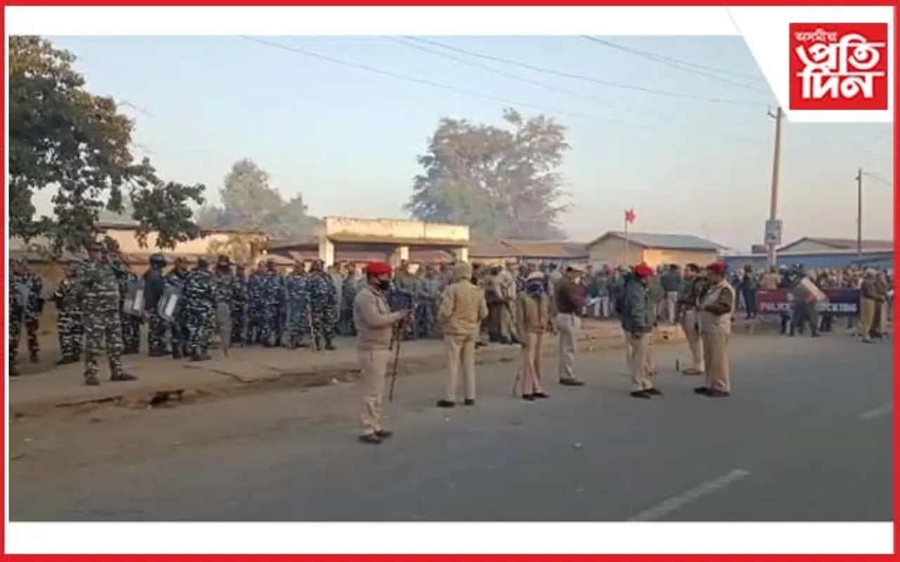 বোকাজানৰ অসম-নাগালেণ্ড সীমান্তত উচ্ছেদৰ বাবে সাজু প্ৰশাসনঃ আৰক্ষী, চি আৰ পি এফৰ বৃহৎ দল সাজু…