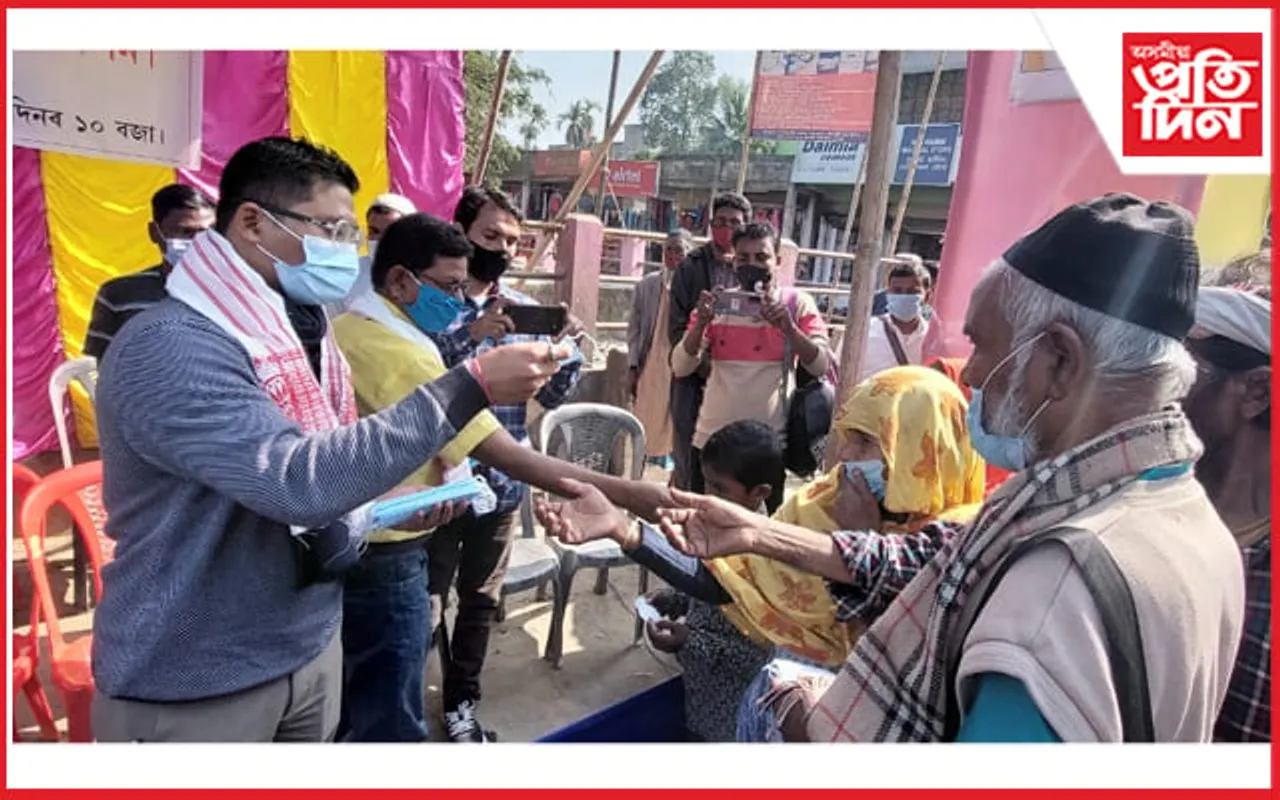গৰৈমাৰীত জি. কে. এছ প্ৰেছ ক্লাবৰ কোৰোনা সজাগতা অভিযান…