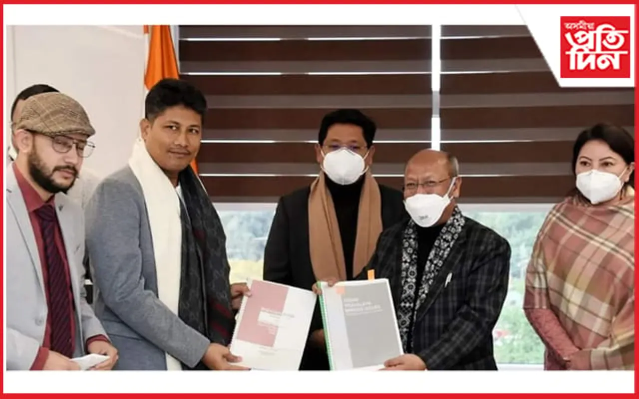সীমা সমস্যাঃ শ্বিলঙত মেঘালয়ৰ মুখ্যমন্ত্ৰীৰ উপস্থিতিত উপ মুখ্যমন্ত্ৰী আৰু ৰাজ্য দুখনৰ বিষয়াৰে মন্ত্ৰী পীযুষ হাজৰিকাৰ বৈঠক, দাখিল তদন্তৰ প্ৰতিবেদন…