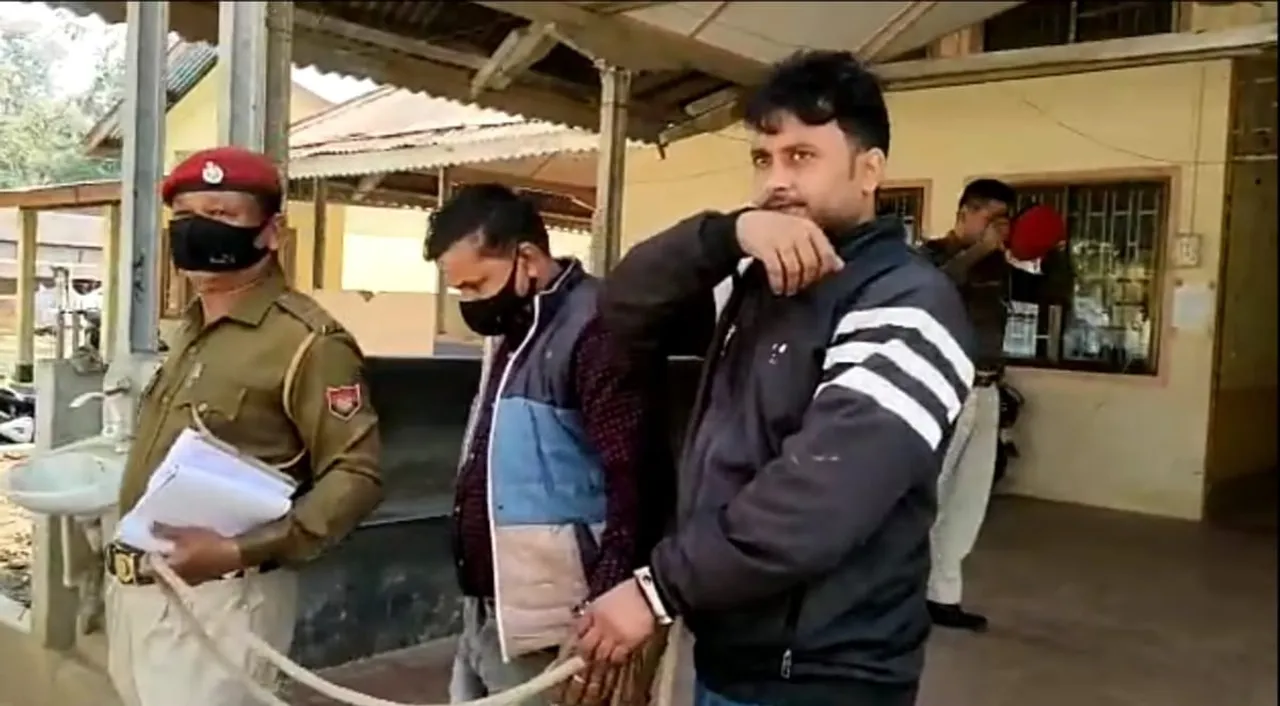 পশ্চিম বংগৰ পৰা হাইজেক কৰি অনা লোহাৰ ৰড ভৰ্তি ট্ৰেইলাৰ সহ চাৰিজনক গ্ৰেপ্তাৰ