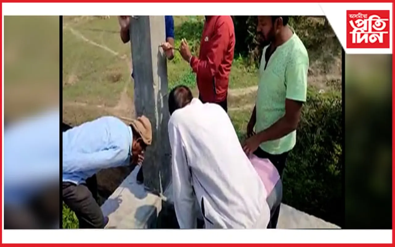 আৰক্ষীৰ পৰা ৰক্ষা পাবলৈ শৌচাগাৰত ২৪ ঘণ্টা সোমাই থাকিল এজন যুৱক…