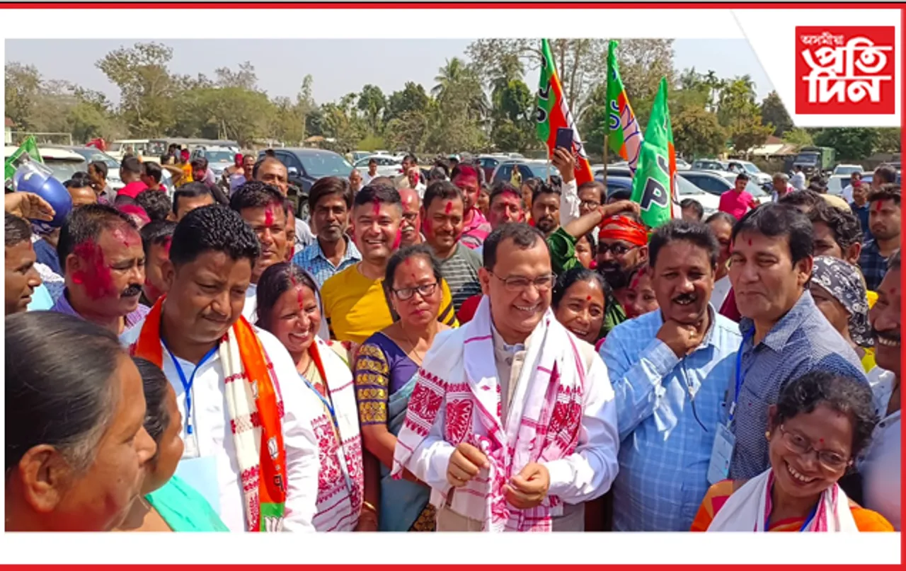 কংগ্ৰেছত থকা সৎ ব্যক্তি সকলক বিজেপি লৈ আহিবলৈ ক’লে বিধায়ক বিশ্বজিৎ ফুকনে…