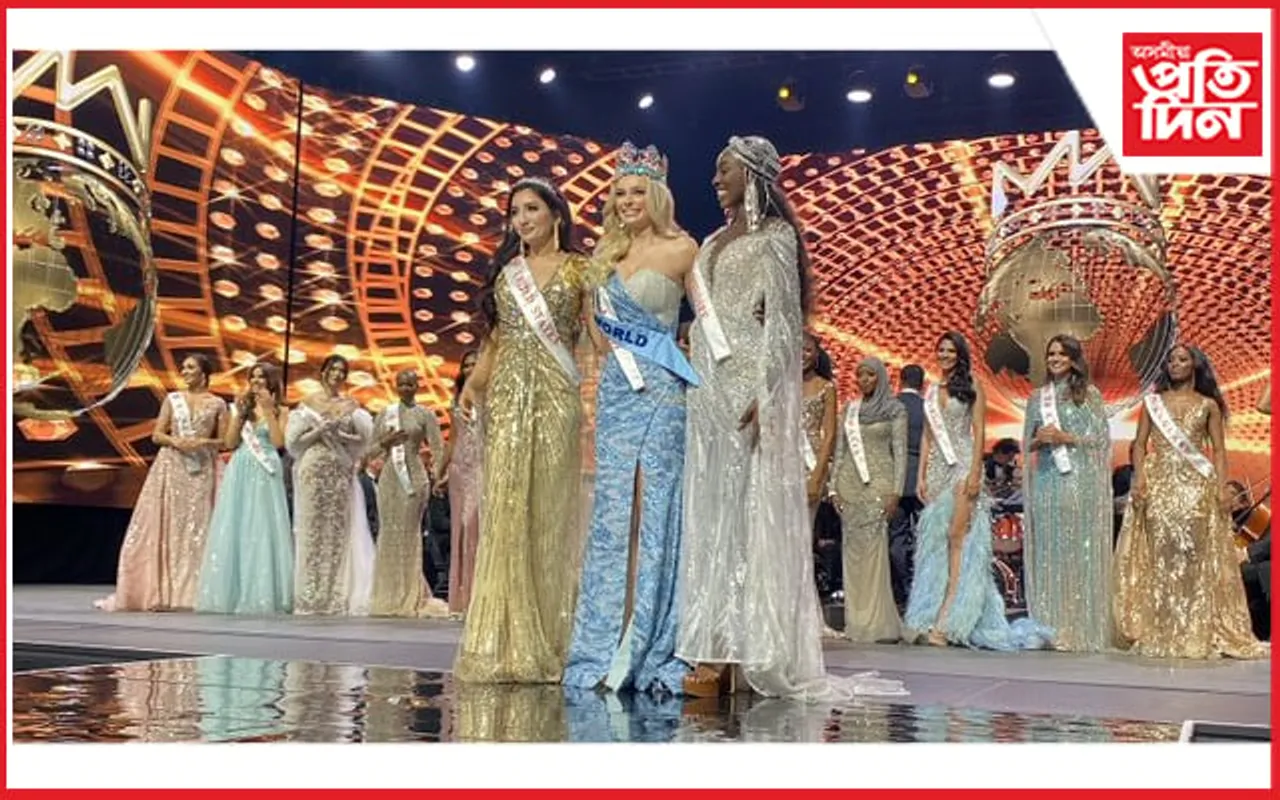 পোলেণ্ডৰ সুন্দৰীৰ শিৰত মিছ ৱৰ্ল্ডৰ খিতাপ, ভাৰতীয় মূলৰ শ্ৰী চাইনী ৰানাৰ-আপঃ সুন্দৰীয়ে দিলে শান্তিৰ বাণী….