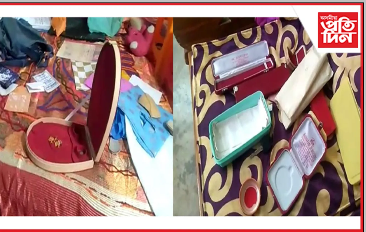 নগাঁৱৰ হয়বৰগাঁৱত চোৰে লুটি নিলে আ-অলংকাৰ সহ নগদ ধন…