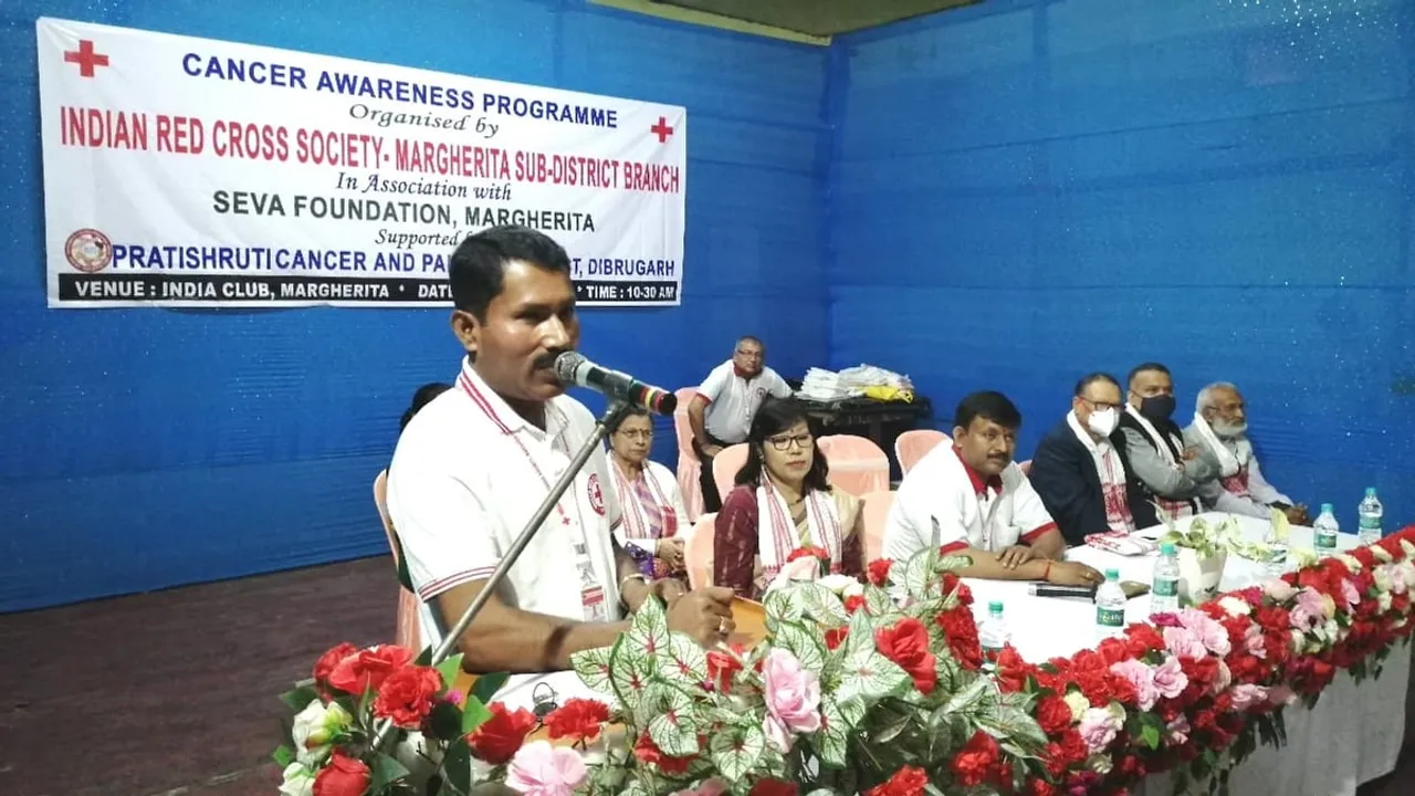 মাৰ্ঘেৰিটা ইণ্ডিয়া ক্লাৱত কৰ্কট ৰোগ সজাগতা সভা অনুষ্ঠিত…