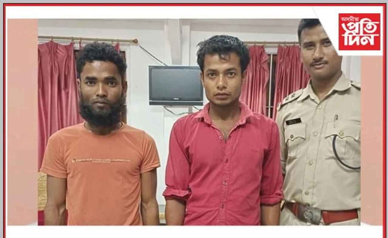 চুৰি মোবাইল সহ দুজনক গ্ৰেপ্তাৰ…