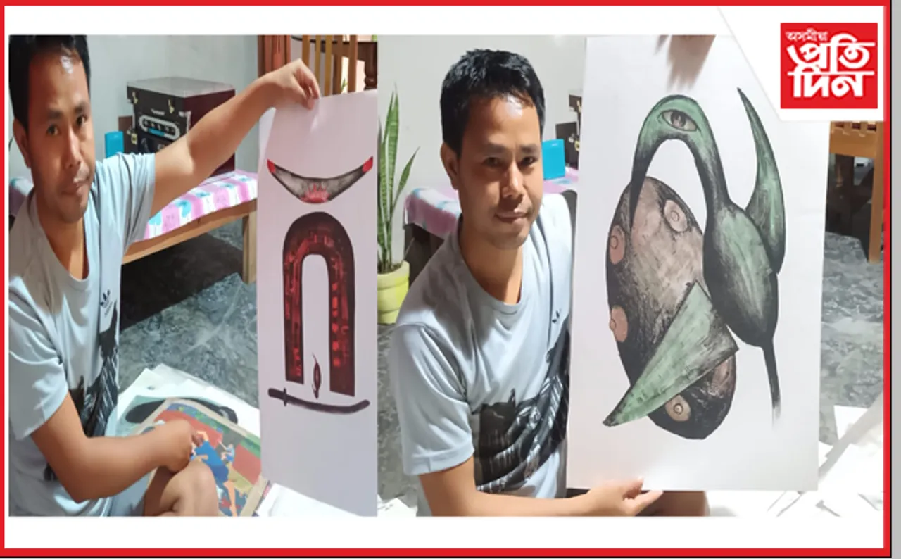 ফেলশ্বিপ লাভ কৰা যুৱ চিত্ৰশিল্পী ৰঞ্জিত কুমাৰ ৰাভাৰ ছবি বিষয়ক গ্ৰন্থ প্ৰকাশৰ প্ৰস্তুতি…