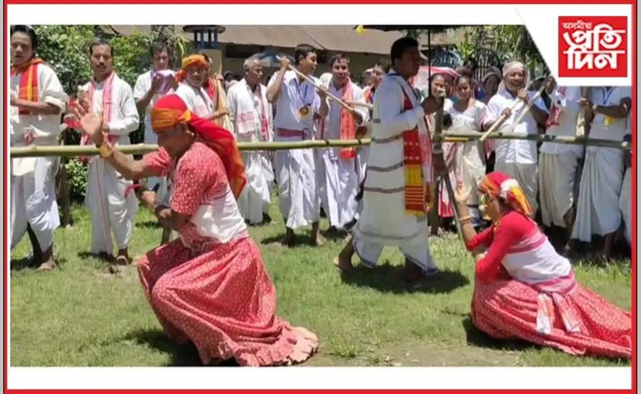 দেউৰী বিহুৰ সামৰণি:  নাৰায়ণপুৰত উচাহৰ ঢল…