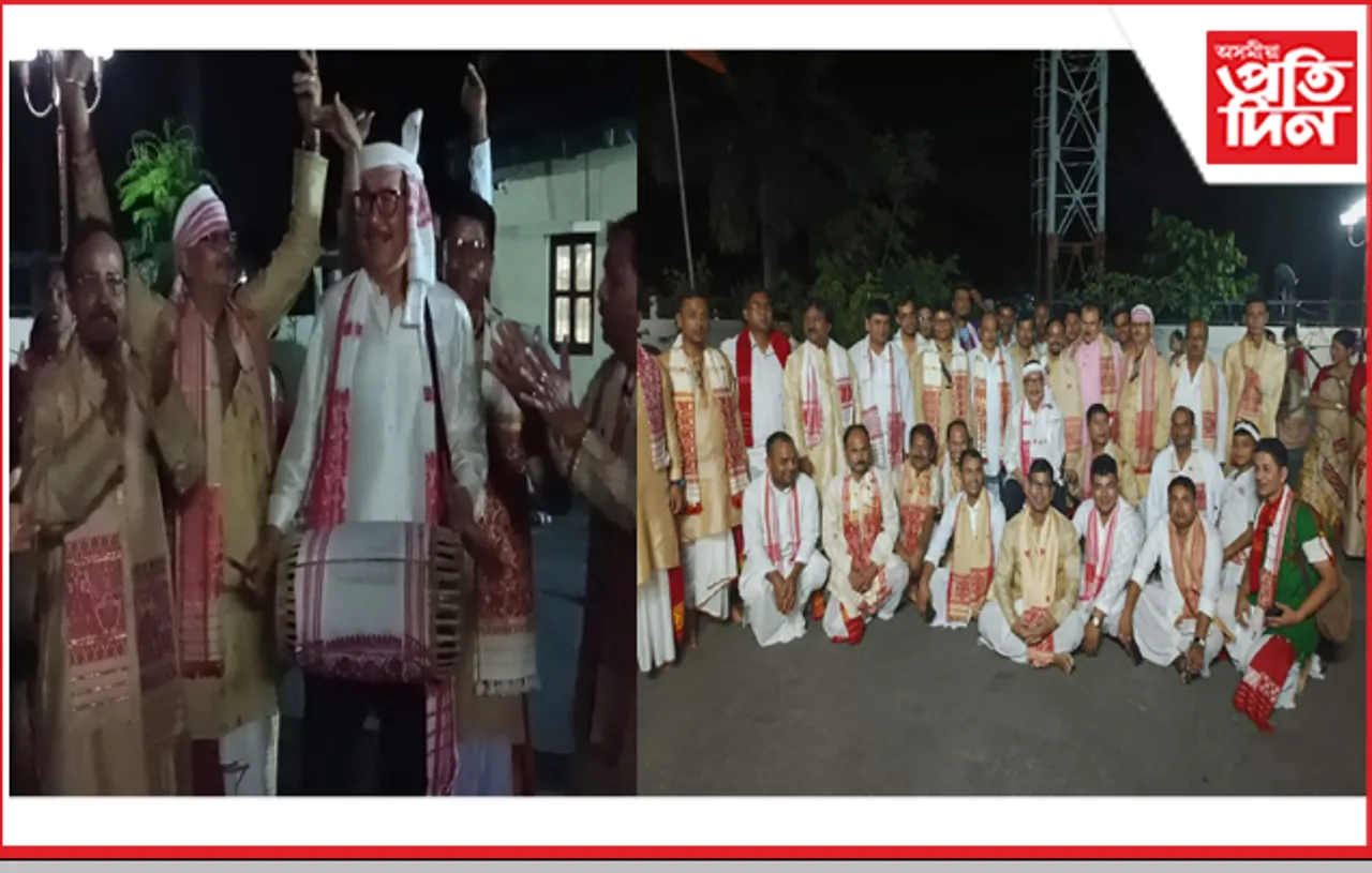ঢোল বজাই বিহু নাচিলে অৰুণাচলৰ উপ-মুখ্যমন্ত্ৰীয়ে…