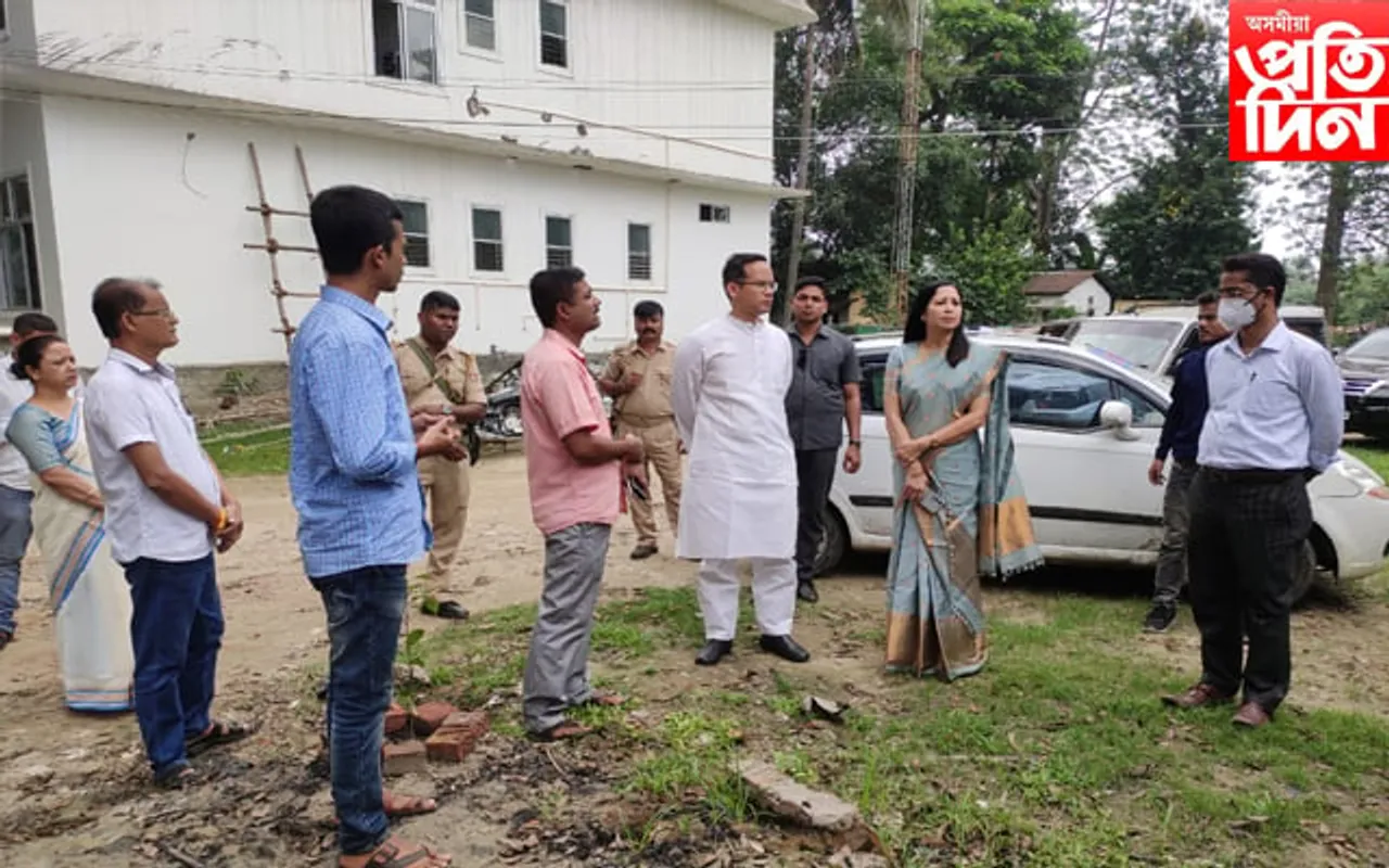 বটদ্ৰৱা থানা আক্ৰমণ, ১৭ দিন পিছত উপস্থিত সাংসদ গৌৰৱ গগৈ