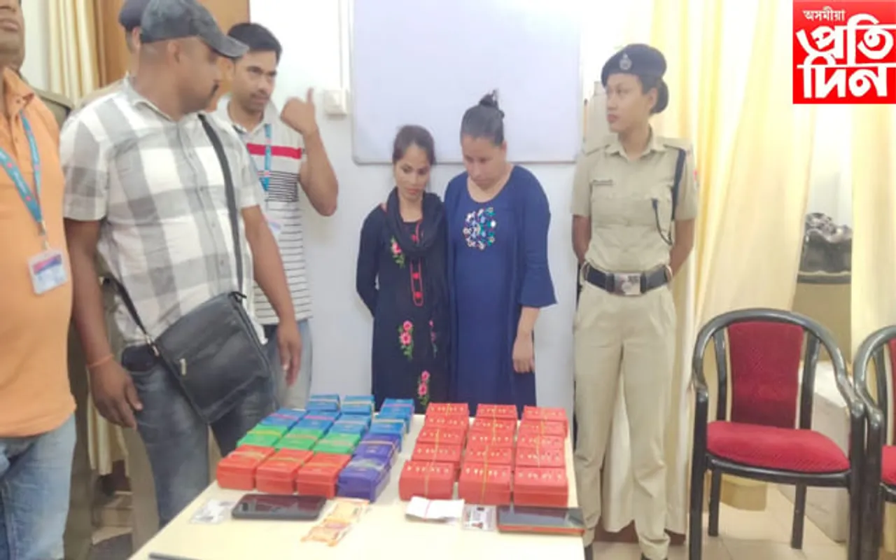 প্ৰায় ৩ কোটি টকাৰ ব্ৰাউন চুগাৰসহ দুই মহিলা আটক…