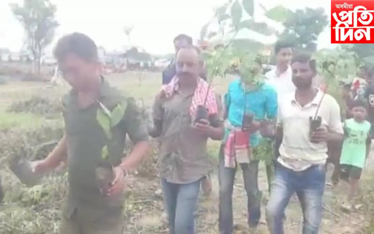 বিশ্ব পৰিবেশ দিৱস: ধনশিৰিত ১ লাখ গছ পুলি ৰোপণ…