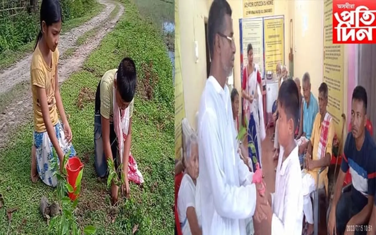 গছপুলি ৰোপণেৰে নৱম সংখ্যক জন্মদিন উদযাপন কৰিলে প্ৰদ্যুতে